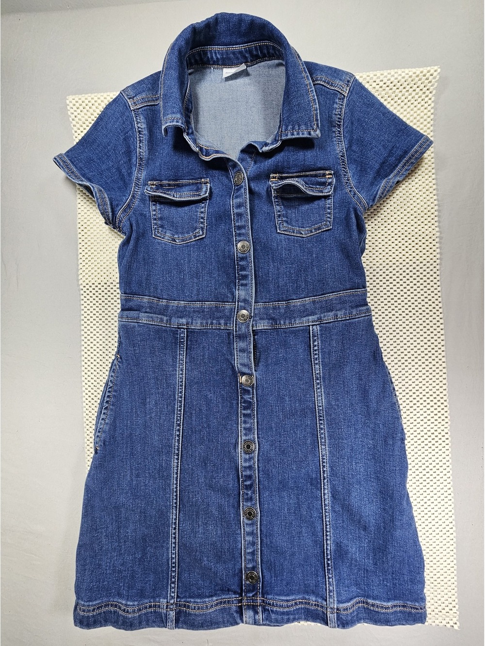 Abercrombie Kids Denim Button-Down Dress Size 13/14. Americana